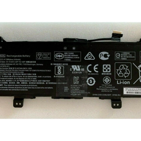 L75783-005 HP Chromebook 11 G8 EE GM02XL 7.7V 47.3Wh 6000mAh Battery  Product specifications:                       Condition : Brand New Laptop Brand :  HP Fit Model Number : HP Chromebook 11 G8 EE HP P/N : L75783-005 Battery  Compatibblity Model : HP Chromebook 11 G8 EE